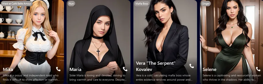 It's the classic AI girlfriend experience!